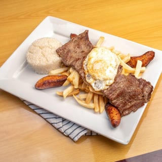 Bistec a lo Pobre