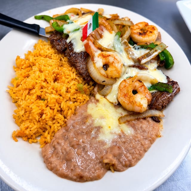Carne Asada & Shrimp.